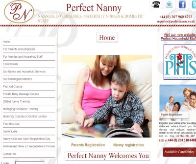 The Perfect Nanny Agency London