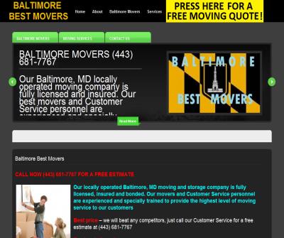 Baltimore Best Movers (443) 681-7767