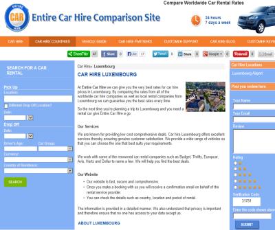 Luxembourg Car Hire | Compare Car Rental in Luxembourg with Entire Car Hire