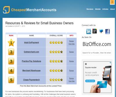 Best Merchant Account Reviews