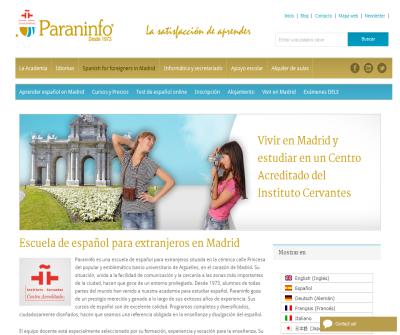 Paraninfo Spanish Courses in Madrid