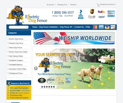 Electric Dog Fence your official brand site for electric dog fences 