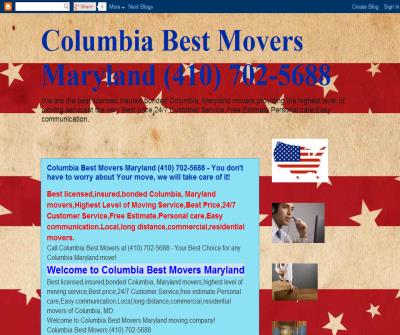 Columbia Best Movers Maryland