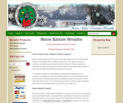 Maine Balsam Wreaths