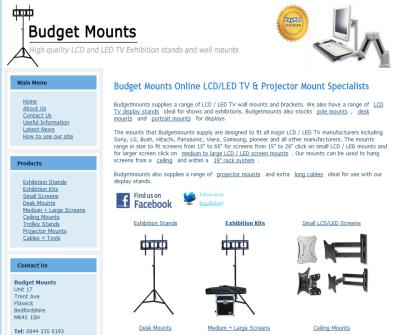 LCD / LED TV wall mounts,display stands and projector mounts