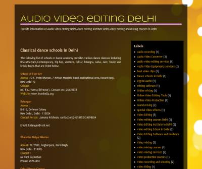 Audio video editing and mixing services