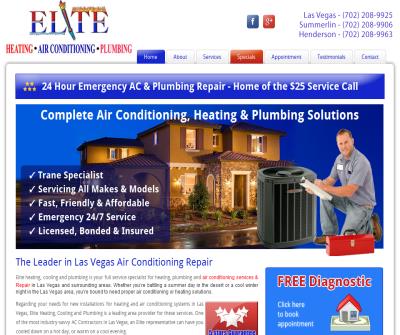 Elite Heating, Cooling and Plumbing