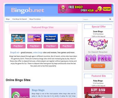 Amusing On the Top Online Bingo Sites at Bingob.net 