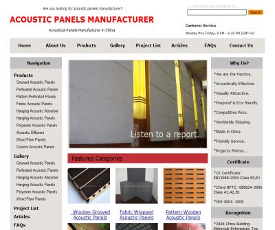 Acoustic Panels Manufacturer