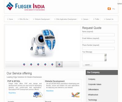 Flieger India-Web development company offers affordable Website Builders,Website Design,SEO Package