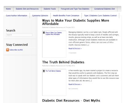 Diabetic Diet Resources