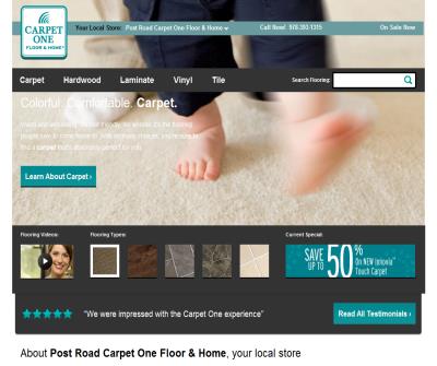 Post Road Carpet has eco-friendly discount carpet tiles