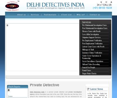 Delhi Detective Agency-Detective agencies in Delhi-Best Detective in Delhi