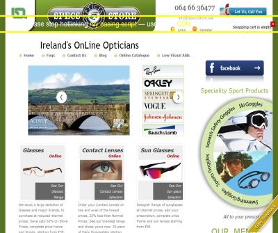 Online Glasses Ireland: Reading Glasses, Sunglasses & more..