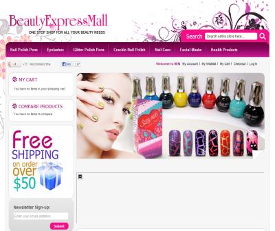 http://www.beautyexpressmall.com - Specializing in Nail Polish, Crackle Nail Art, Nail Art Pen, Body Slimming Skincare,