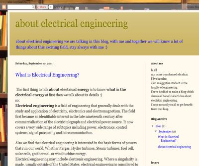about electrical engineering