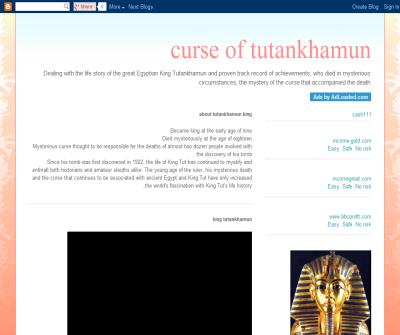 for first time online..hiden secret..curse of tutankhamun..exclusive