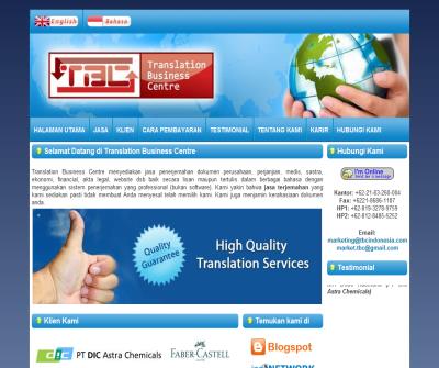 We provide Translation Service in various languages 