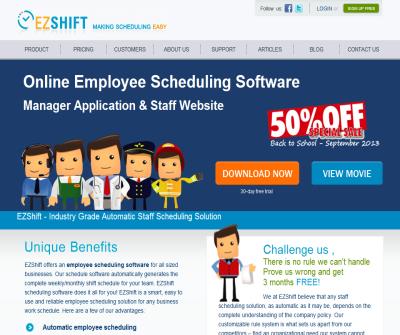 EZShift - Staff Scheduling Solutions