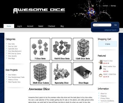 Awesome Dice Store