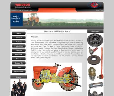 LEADING Supplier of UTB 650 UNIVERSAL Tractor Spare Parts from INDIA