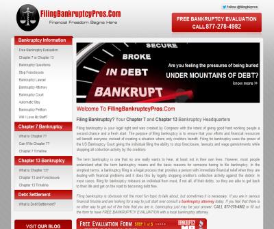  Filing Bankruptcy Pros
