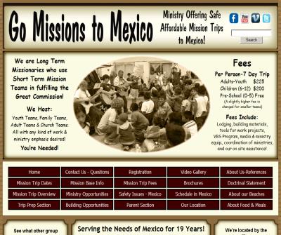 Ministry Offering Safe Affordable Missions Trips to Mexico