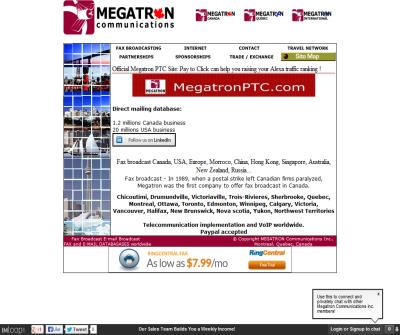 Megatron Fax Broadcast