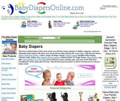 Baby Diapers Online