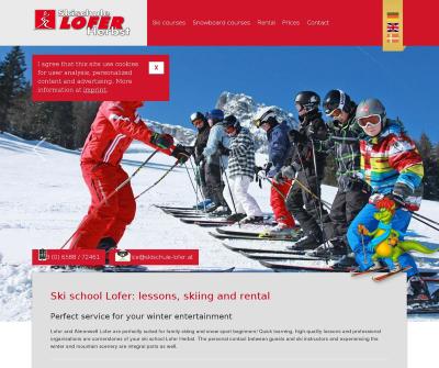 Ski School Lofer, Ski Rental & Ski Courses, Snowboard, Professional Private, Family Skiing Lessons Austria