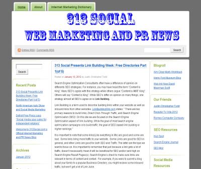 313 Social-Detroit's Internet Marketing Resource