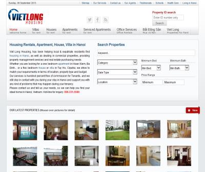 Hanoi Real Estate, houses, villas and apartments for rent