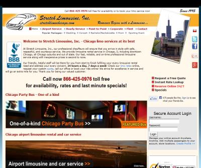 Chicago limo services Stretch Limousine INC Chicagoland limos