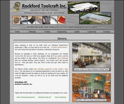 Heavy Stamping at Rockford Toolcraft Inc