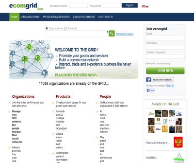 Ecomgrid.com â€“ International B2B framework for e-Business, Business Communication, and Commerce
