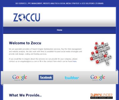 Zoccu - SEO Services, PPC Management and Website Optimisation