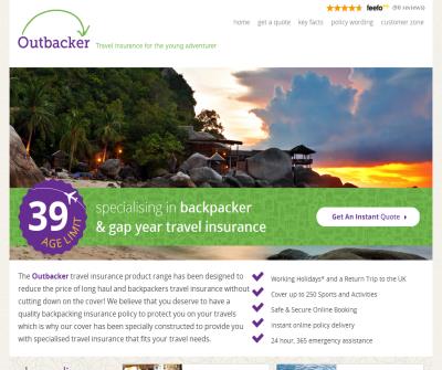 Outbacker Backpacker Travel Insurance