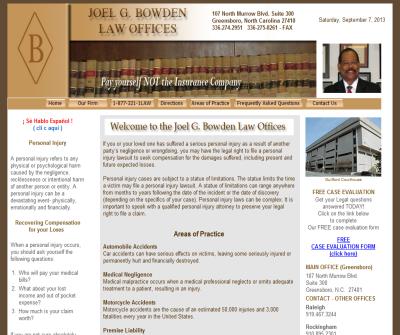 Joel G. Bowden Law Offices