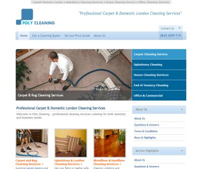 Carpet Cleaning London, Domestic & House Cleaning Services