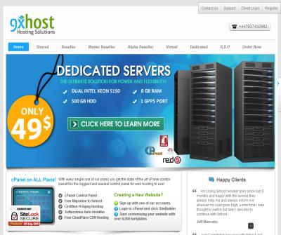 9xhost.info - Best Managed Reseller Hosting Solutions