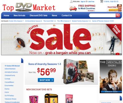 Selling Cheap DVD to US in Online DVD Marketâ€”Topdvdmarket.com