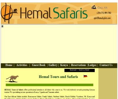 Hemal Tours and safaris
