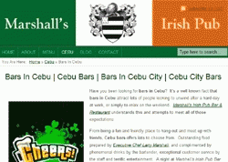 Cebu City Philippines Bars Marshalls Irish Pub