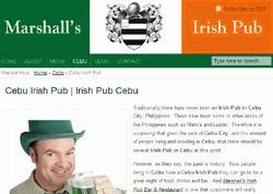 Marshalls Irish Pub Bar and Restaurant in Cebu City, Philippines