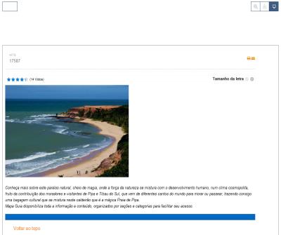 Praia de Pipa RN, Brasil - Mapa Guia