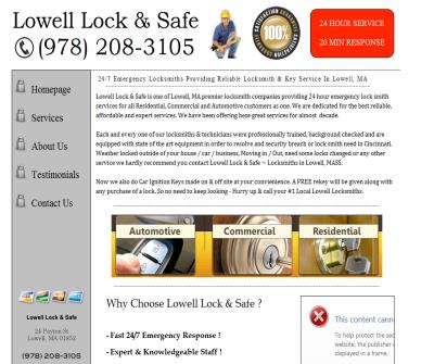 Lowell Lock & Safe