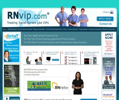 RNvip.com - Top 15 Travel Nursing Companies!