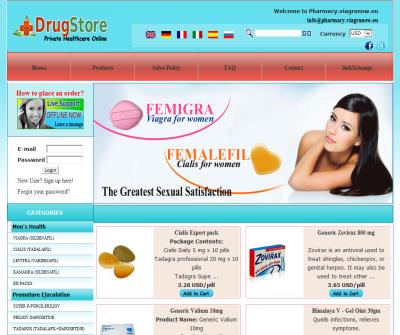 Acquista Cialis, Levitra, Viagra generico on-line senza ricetta
