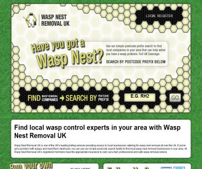 Wasp Nest Removal UK