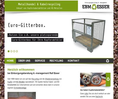 EBM Ralf Esser - Metallhandel & Kabelrecycling